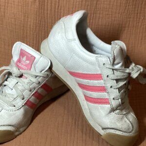 Adidas White/Pink Sneakers